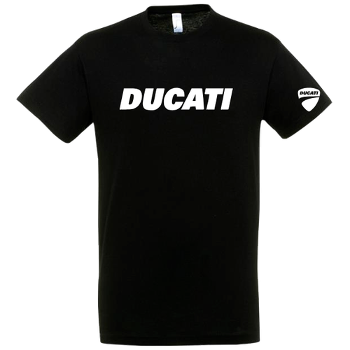 Ducati Inspired Motorcycle Bike Enduro T-shirt Racing Xmas Gift Men TOP PREMIUM - Picture 2 of 8