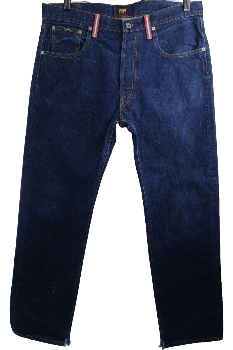 Acapulco Gold High Post Selvedge Jeans Straight Fit Men Size 36 x 