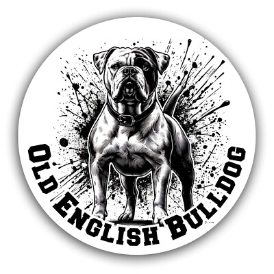 Old English Bulldog Aufkleber - Autoaufkleber Motiv ''B005'' verschiedene Größen