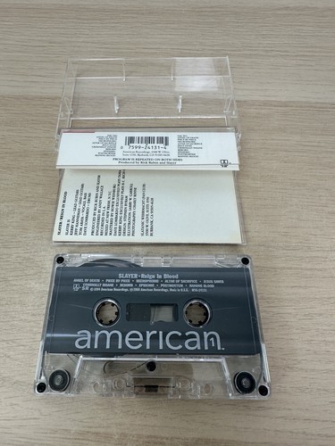 Slayer - Reign In Blood - 1986 Def Jam Recordings M5G 24131 Cassette 1st Edition - Picture 2 of 5