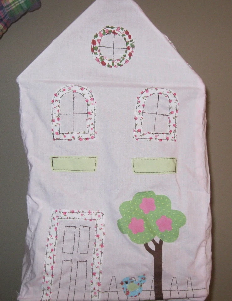 Lámpara colgante Pottery Barn Kids rosa pantalla pájaro casa de muñecas lámpara colgante nueva en caja Foto 4 de 4