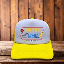 Bluths Banana Stand Mens Trucker Hat Blue Snapback Arrested Development Ball Cap