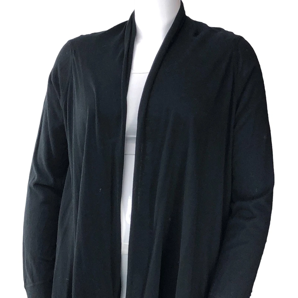 Eileen Fisher Size M Open Front Cardigan Linen Blend Rose Mauve Lightweight Top - Image 2 of 4