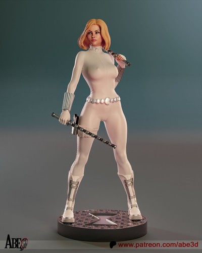 White Widow Statue 3D Print Unpainted/Unassembled - Picture 2 of 21