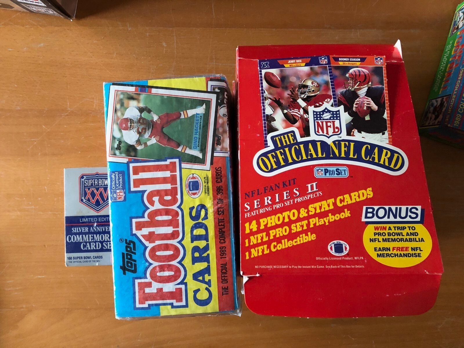 Lot of 7 Football Card Boxes, 1984 Topps Football + 1989 Score eBay