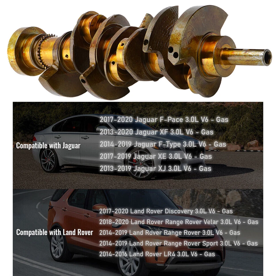 AJ126 V6 Engine Rebuild Overhaul Kit Crankshaft Rod For 3.0L Jaguar Land Rover — 第 4/4 张图片