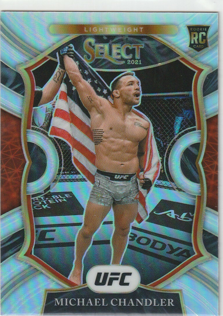 2021 Select UFC Michael Chandler Silver Prizm Councourse RC #9
