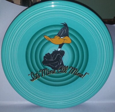 Daffy Duck Looney Tunes Fiesta Ware Bowl   It's Mine all Mine  Warner Bros. 1994