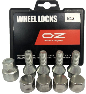 OZ Racing Felgenschloss Radsicherung  B12 M12 x 1,5 x 23mm Kegelbund 60° SW17