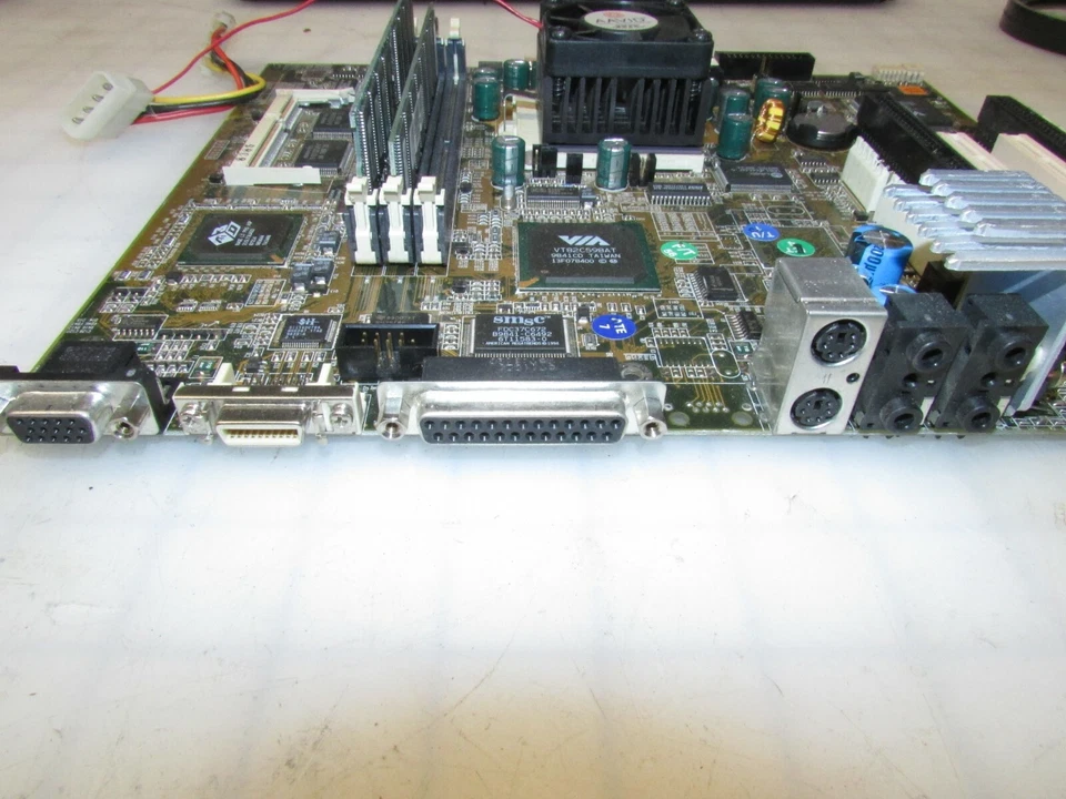 Compaq 480075-001 352728-001 Motherboard (VIA)  + AMD-K6-2 CPU + 192MB RAM - Image 2 of 3