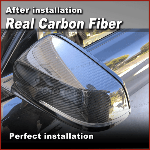 Carbon Spiegelkappen Außenspiegel Abdeckungen Passt für BMW E87 F20 F22 F30 F35 - Bild 5 von 13