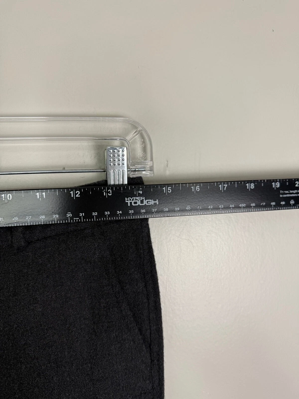 Pantaloni Coach donna 28 vita grigio lana vita bassa pantaloni ufficio