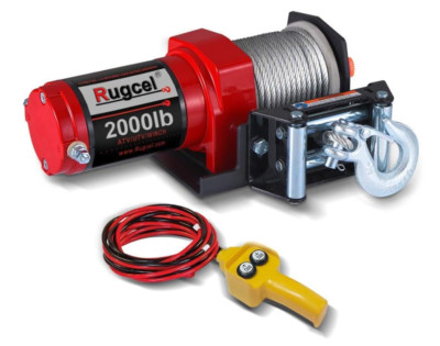 NEW !!! 2000lb. ATV/UTV Electric Winch,with Roller Fairlead, Mount Plate