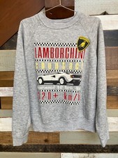 Vintage 80s Countach t shirt Lamborghini Evoluzione V12 Prototype sweatshirt M/L