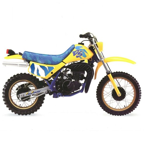Sticker Decal Suzuki DS 80 1992 side cover tank - Picture 2 of 2