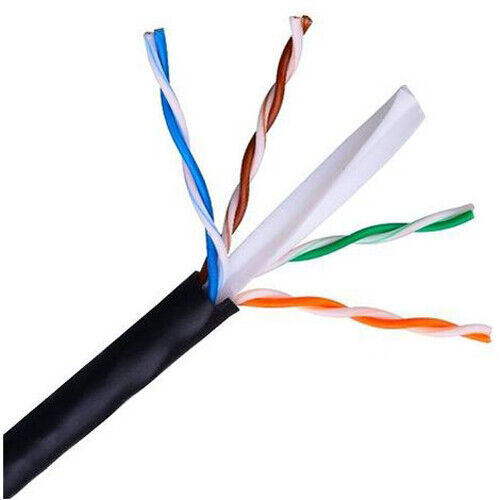 Bobina Cable Red Rj45 Exterior Cat6 50 Metros 50m Gigabit 1000 Mbps Envio Hoy