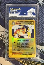 Pokémon TCG Raichu 25/165 Reverse Foil 2002 Expedition Vintage Ace 9 Mint