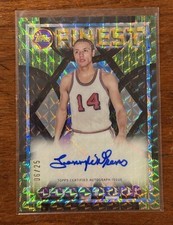 2023-24 Finest Basketball Lenny Wilkens #FLA-LW Flashback Auto Black Geo /25