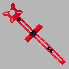 3in1 Router Circle Cutting Jig Aluminum Milling Groove Bracket Woodworking Tool