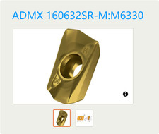 10 PCS ORIGINAL INSERTS ADMX 160632SR-M:M6330