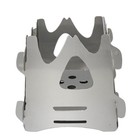 Wood Burning Stove Camping Stove BBQ Grill Portable Stainless Steel Stove