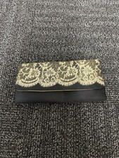 Elegant Ladies Evening Black and Gold Clutch Bag