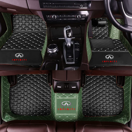 For Infiniti 2000-2025 Handmade all-weather waterproof PU leather floor mat - Picture 62 of 90