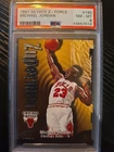 1997-98 Skybox Z-Force #190 Michael Jordan PSA 8 Graded Card NBA ZForce Zupermen