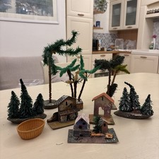 3 Composizioni Palme, 2 Composizioni Pini 3 Casette Presepe