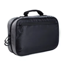 Soft Plastic Bait Binder - 6 Pocket Water-Resistant Organizer for Tackle (Black)