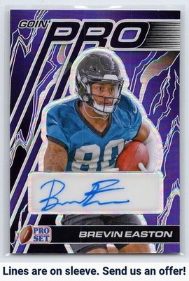 2024 Pro Set Metal #GP-BE1 Brevin Easton Goin' Pro Crystal Purple