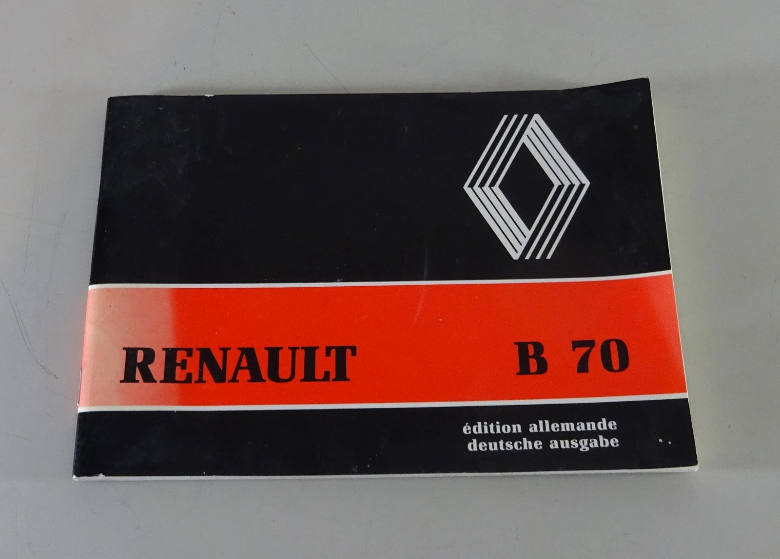 Operating Manual / Handbook Renault Truck B 70 Stand 01/1987