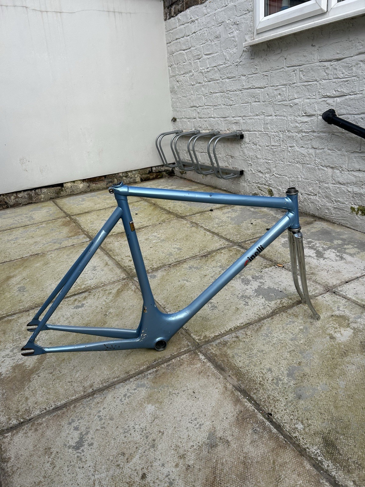 Very Rare Greek Olympic Team 700/650c Track Lopro Frameset Cinelli Fork Laser