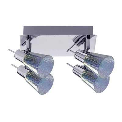 Paulmann Deckenleuchte Spotlights Omikron Chrom 4 x 42W G9 Halogen LED geeignet