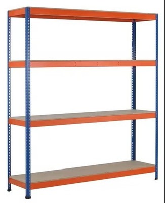 Schulte Regalwelt Weitspannregal +Spanplatten Z1 T 773mm 4 Ebenen Fachlast 640kg