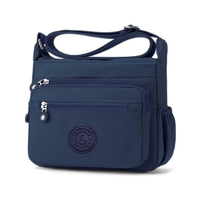 LassZone Women's Shoulder Bags Multi-Pocket Casual Crossbody Bag Medium, Blue