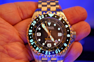 Azimuth Xtreme1 Sea-Hum 3TZ Swiss ETA 2836-2 Mens Watch NIB!!