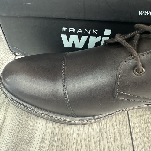 Frank Wright Botines Hombres Talla UK 10 Marrón Vestido Informal Zapatos Nuevos en Caja - Imagen 2 de 24