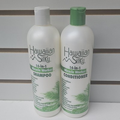 Hawaiian Silky Miracle Worker 14-in-1 Shampoo & Conditioner Aloe Silk 16 fl oz
