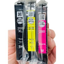 Epson 200 Black/Magenta/Yellow Ink Cartridge 4/24