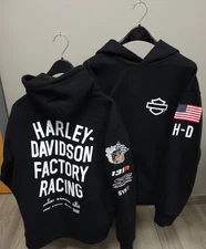 Harley Davidson Factory Racing Team Pullover Hoodie Size S-5XL