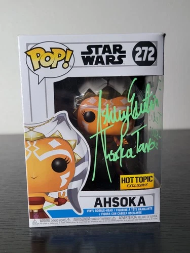 🔥Funko Pop! Star Wars: Ahsoka #272 Signed By Ashley Eckstein No Coa🔥