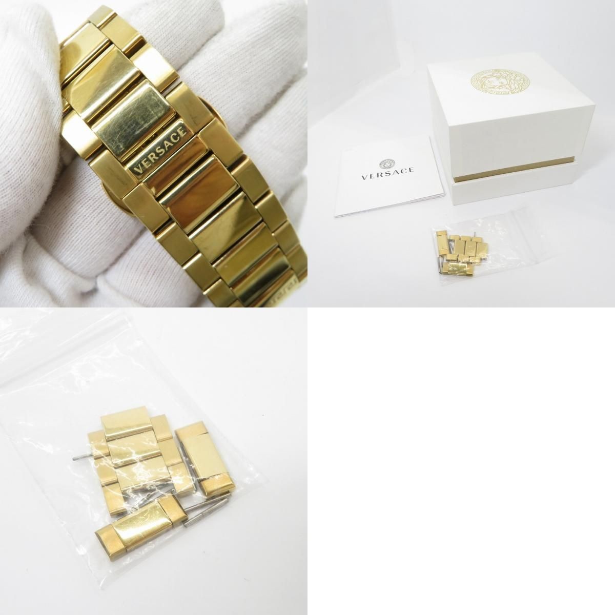 Versace SPORTY GRECA Quartz Watch Gold Used, Analog, 5cm Case, 16.5cm Strap From thumbnail 10