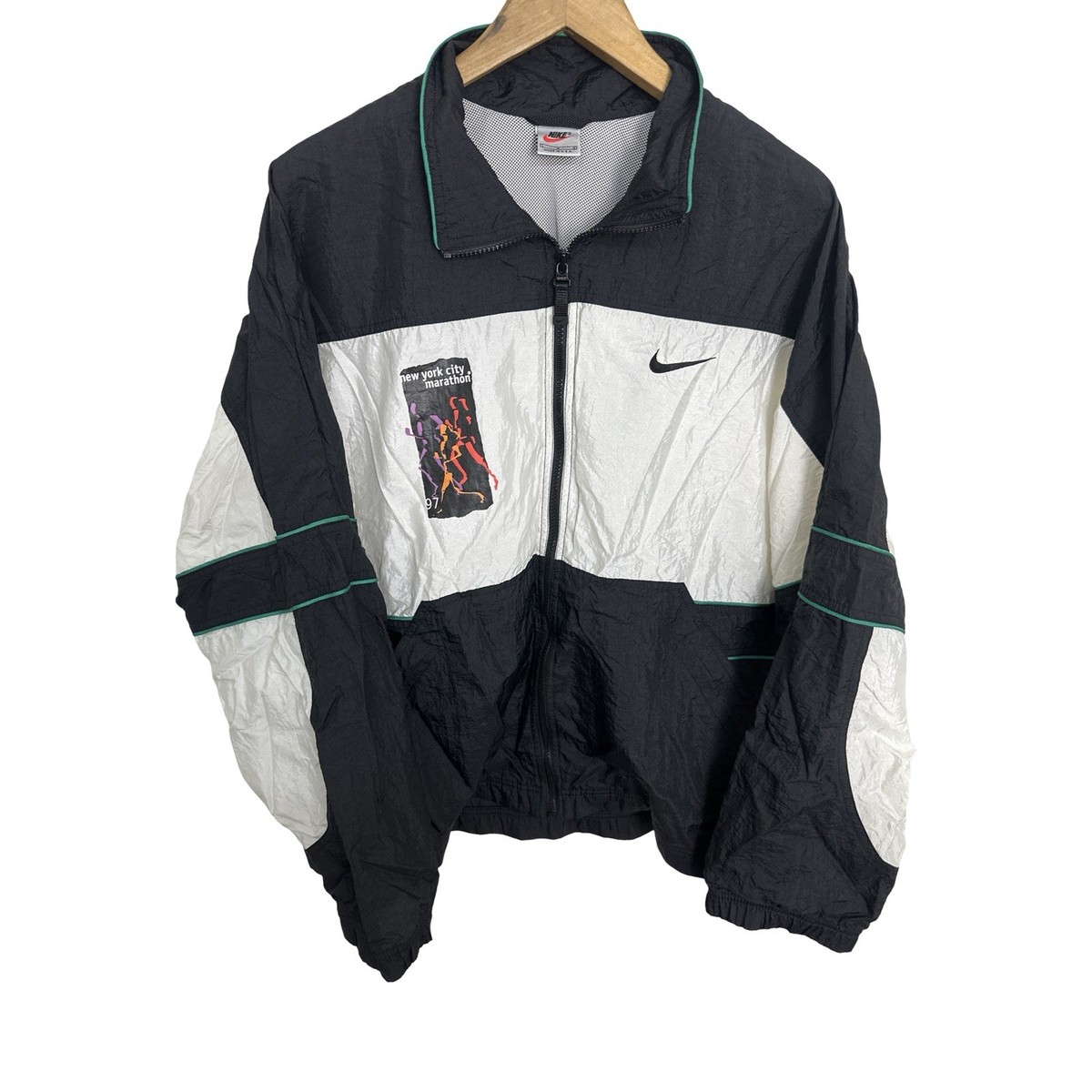 Vintage 90's Nike New York City Marathon 1997 Men's Windbreaker