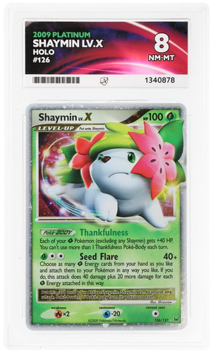 Shaymin LV.X graded ACE 8 for sale on eBay
