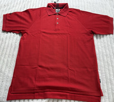 Adidas Climate Stretch Mens Medium Red Golf Polo NWT