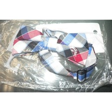 Nordstrom Boys Pre-Tied Blaid Bow Tie in Red Multi One Size MSRP 22
