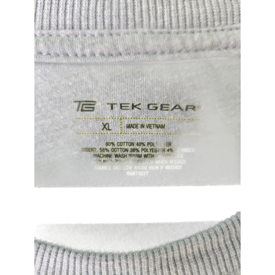 Tek Gear XL MUJER Sudadera Activa Atlética Cuello Redondo Manga Larga AMARILLOGris Foto 4 de 4