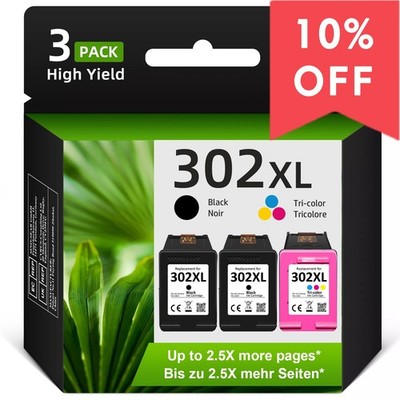 Multipack Patronen für HP 302XL HP OfficeJet 1110 3830 3831 3832 3833 3834