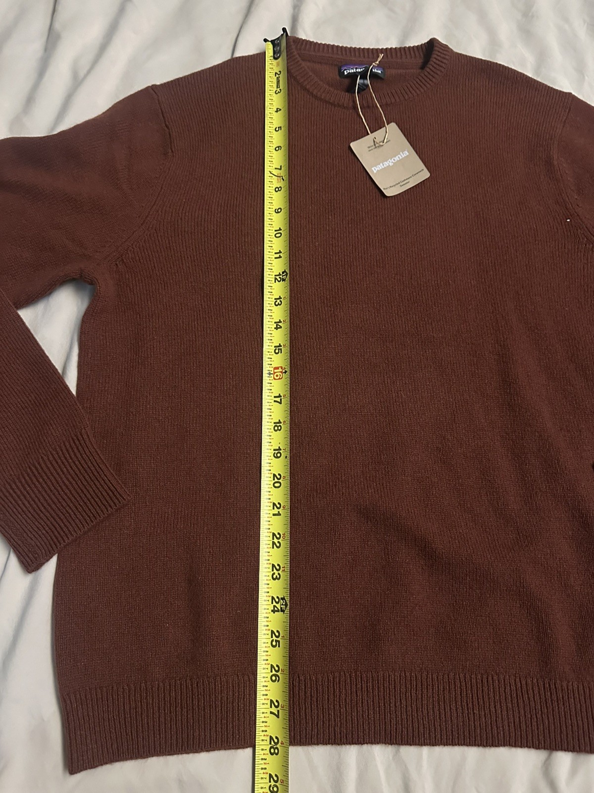 New Patagonia Recycled Cashmere Crewneck Sweater Men’s Size Large thumbnail 8